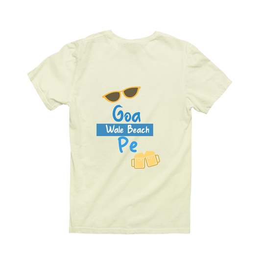 Goa Wale Beach Par Printed Half Sleeve T-Shirt For Boy
