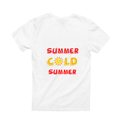Summer Cold Summer Printed Half Sleeve T-Shirt For Small Kid